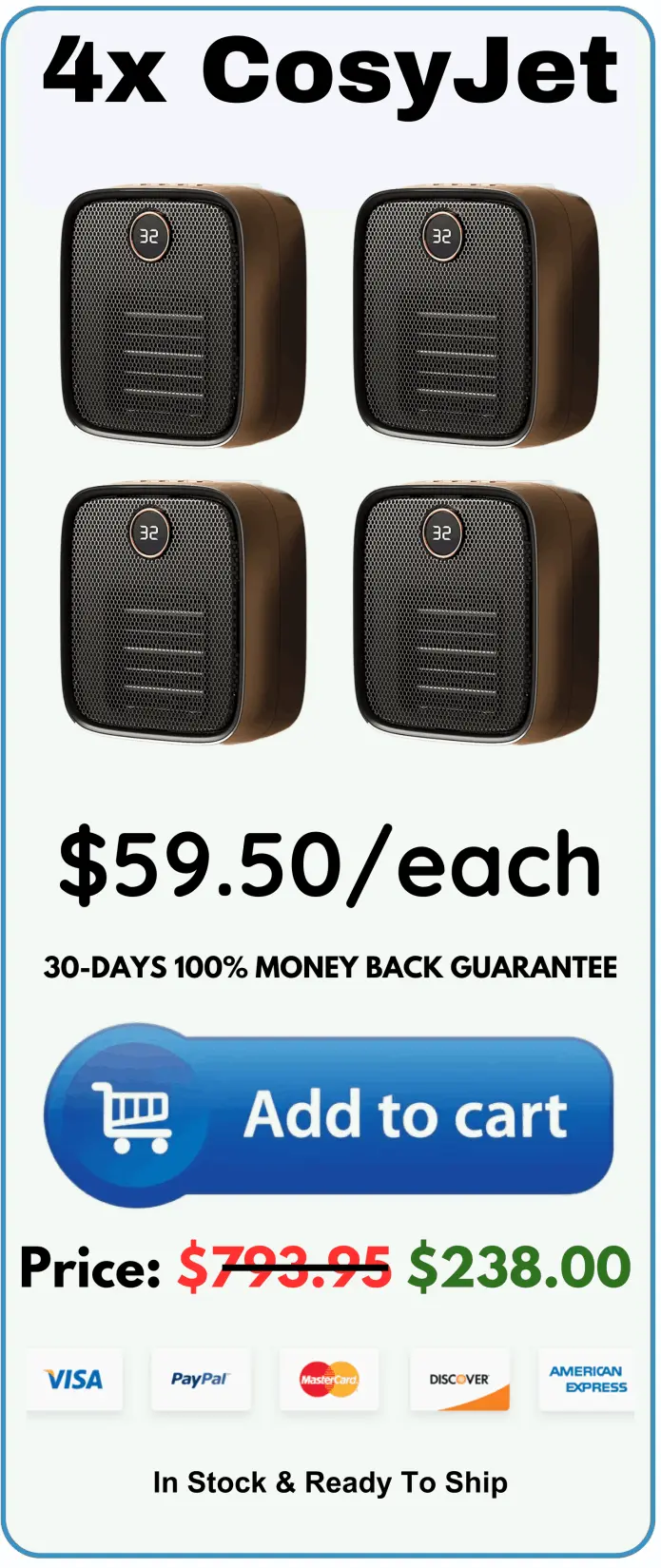 CosyJet offer package price 